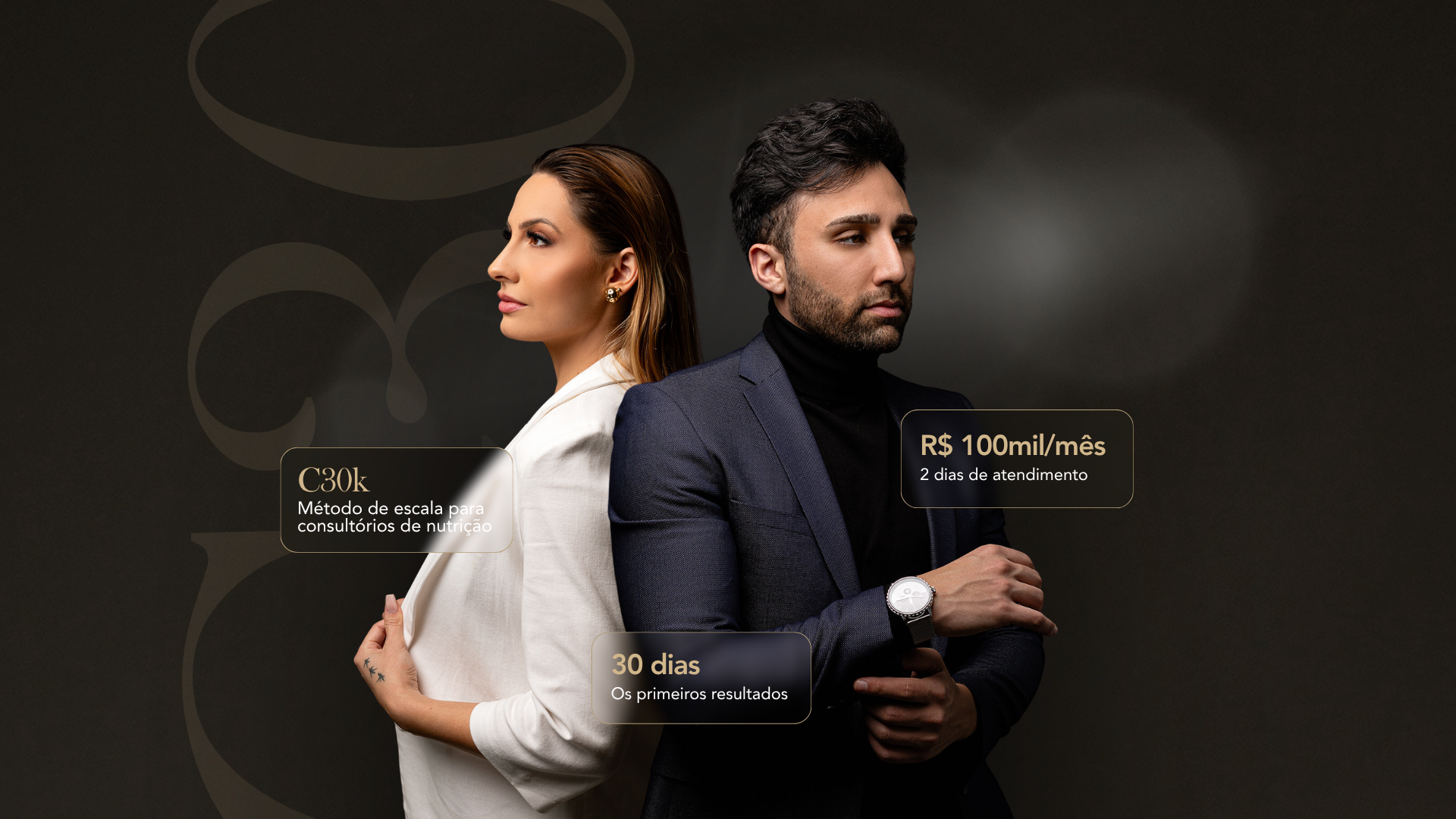 Henrique e Alice, fundadores da C30K